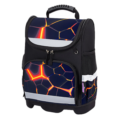 Ранец Wise детский Volcano split 1 отделение 3 кармана Юнландия 273162 1